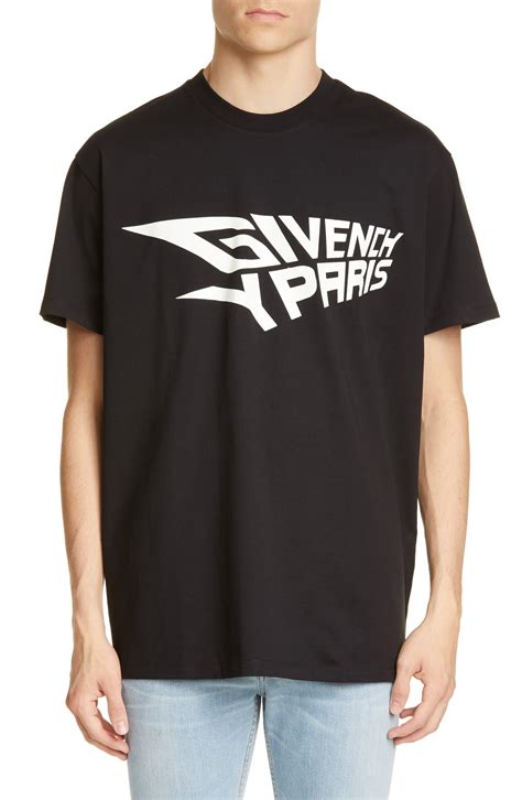 givenchy printed cotton t shirt|givenchy t shirts for men.